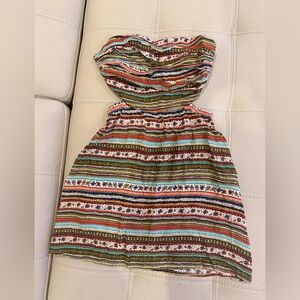 Multicolor Striped Women's Dress